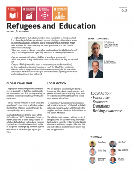 Refugees and education